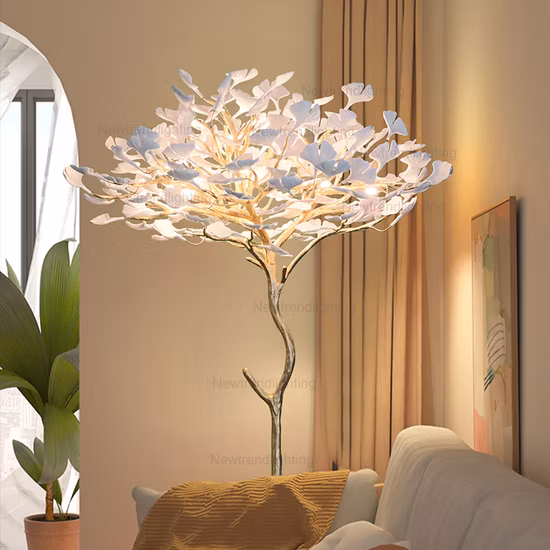 Nordic Ginkgo Leaf Pendant Light Dining Room Custom Lamps Living Room Chandelier